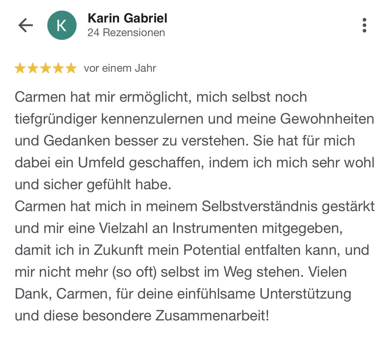 Stressmanagement Coaching Feedback einer Führungskraft